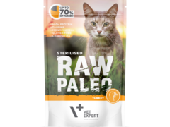 RAW PALEO CAT, STERILISED, vita, 100 g